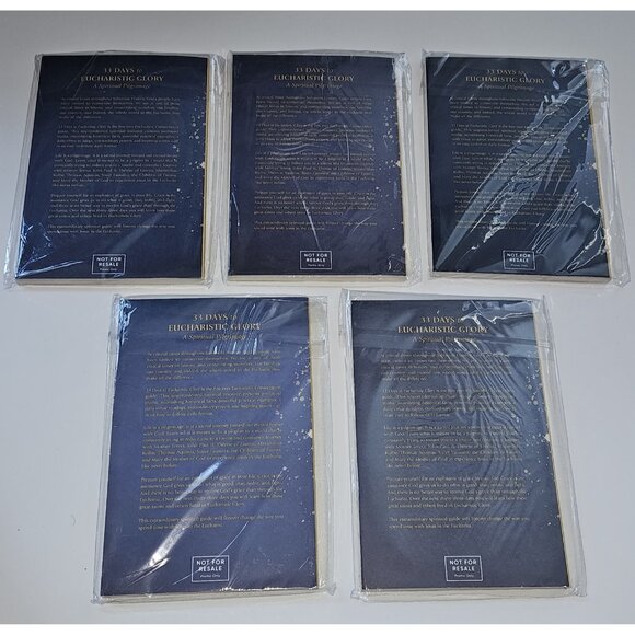 8 Paperback Books Lot 33 Days to Eucharistic Glory Catholic DUPLICATES - Picture 3 of 12